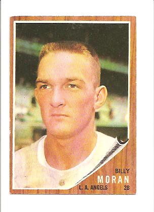1962 Topps #539 Billy Moran EX Actual scan