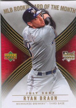 2007 Upper Deck MLB Rookie Card of the Month #ROM4 Ryan Braun