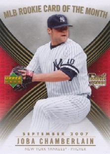 2007 Upper Deck MLB Rookie Card of the Month #ROM6 Joba Chamberlain
