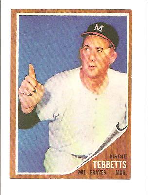 1962 Topps #588 Birdie Tebbetts MG