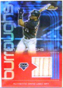 2004 Finest Relics #SB Sean Burroughs Bat A
