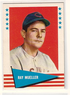 1961 Fleer #128 Ray Mueller