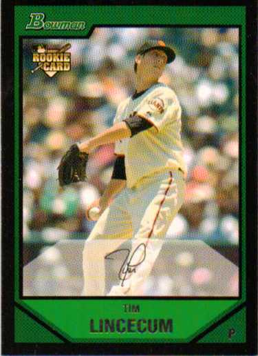 2007 Bowman Draft #BDP11 Tim Lincecum RC