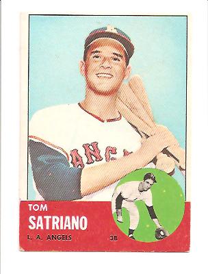 1963 Topps #548 Tom Satriano RC