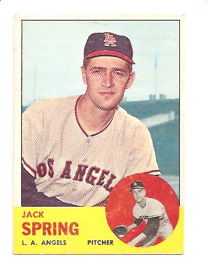 1963 Topps #572 Jack Spring
