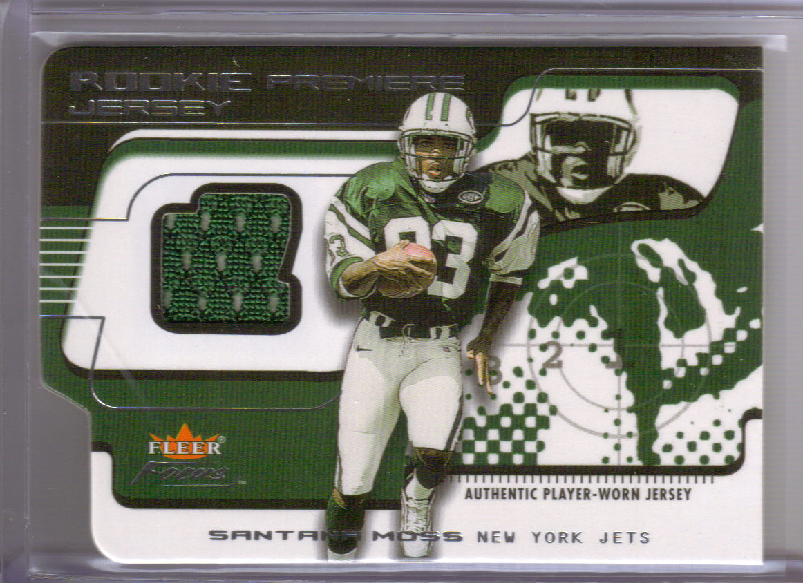 2001 Fleer Focus Rookie Premiere Jersey #RPSM Santana Moss front image