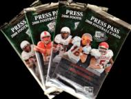 2 PACK LOT : 2008 Press Pass Draft Picks Football Factory Sealed Hobby Pack - ( Random Autographs!)