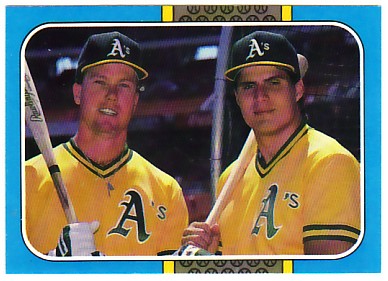 1987 Donruss Highlights #40 M.McGwire/J.Canseco