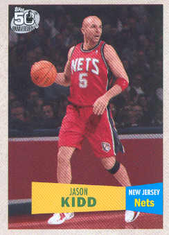 2007-08 Topps 1957-58 Variations #5 Jason Kidd