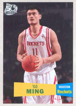2007-08 Topps 1957-58 Variations #11 Yao Ming