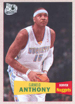 2007-08 Topps 1957-58 Variations #15 Carmelo Anthony