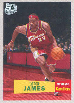 2007-08 Topps 1957-58 Variations #23 LeBron James
