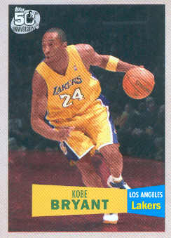 2007-08 Topps 1957-58 Variations #24 Kobe Bryant