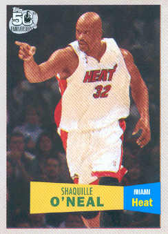 2007-08 Topps 1957-58 Variations #32 Shaquille O'Neal
