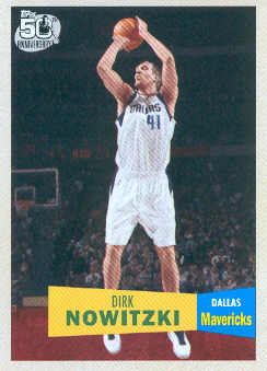 2007-08 Topps 1957-58 Variations #41 Dirk Nowitzki