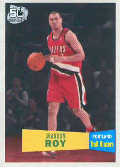 2007-08 Topps 1957-58 Variations #107 Brandon Roy