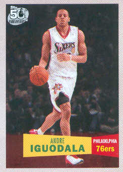 2007-08 Topps 1957-58 Variations #110 Andre Iguodala