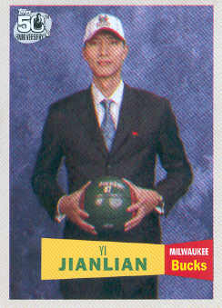 2007-08 Topps 1957-58 Variations #116 Yi Jianlian