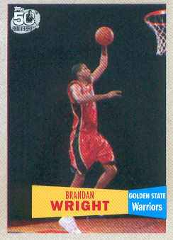 2007-08 Topps 1957-58 Variations #118 Brandan Wright