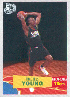 2007-08 Topps 1957-58 Variations #122 Thaddeus Young