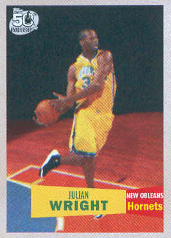2007-08 Topps 1957-58 Variations #123 Julian Wright