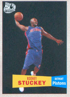 2007-08 Topps 1957-58 Variations #125 Rodney Stuckey