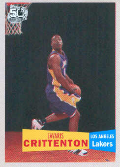 2007-08 Topps 1957-58 Variations #129 Javaris Crittenton