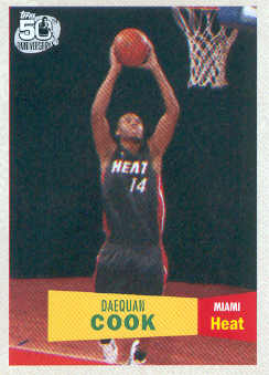 2007-08 Topps 1957-58 Variations #131 Daequan Cook