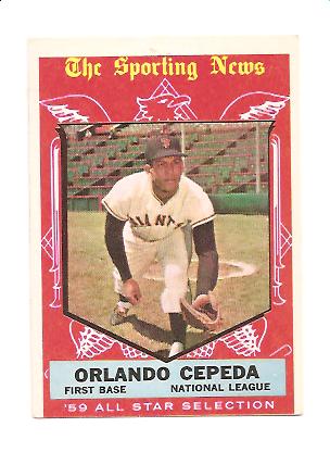 1959 Topps #553 Orlando Cepeda AS
