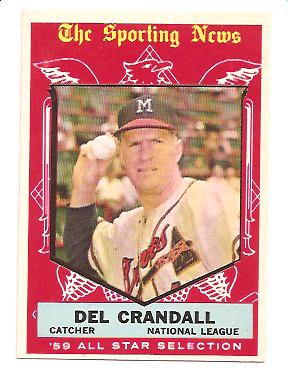 1959 Topps #567 Del Crandall AS