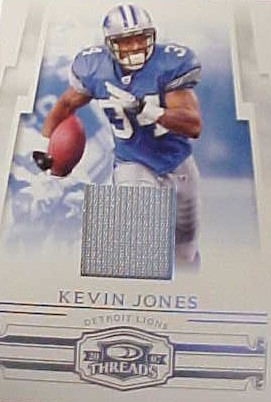 2007 Donruss Threads Jerseys Prime #87 Kevin Jones