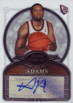 2006-07 Bowman Sterling #87 Hassan Adams AU RC