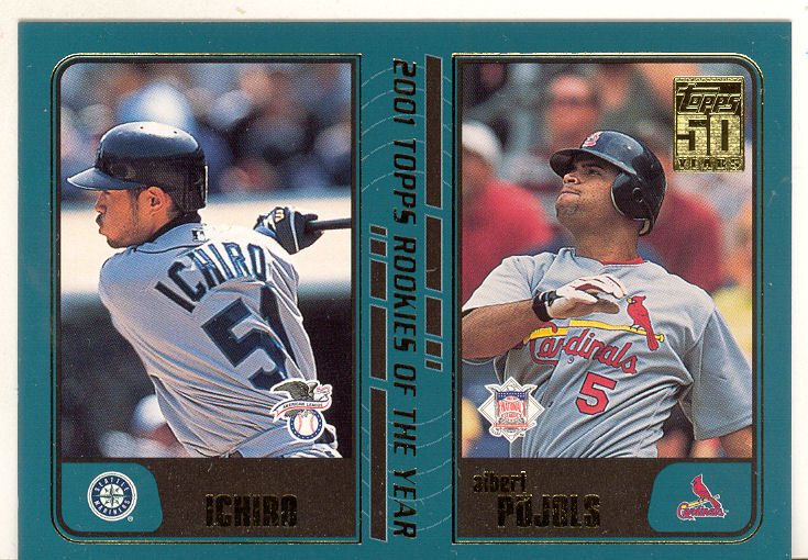 2001 Topps Traded #T99 I.Suzuki/A.Pujols ROY