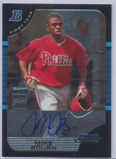 2005 Bowman Chrome #342 Mike Bourn AU RC