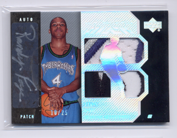 2006-07 UD Black Patches Autographs #RF Randy Foye
