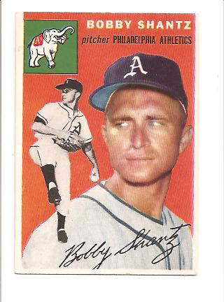 1954 Topps #21 Bobby Shantz