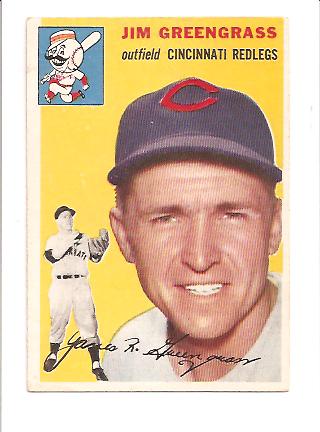 1954 Topps #22 Jim Greengrass