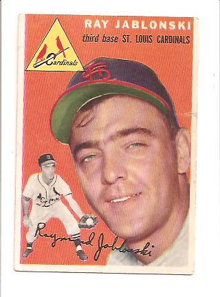 1954 Topps #26 Ray Jablonski