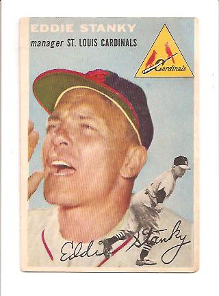 1954 Topps #38 Eddie Stanky MG