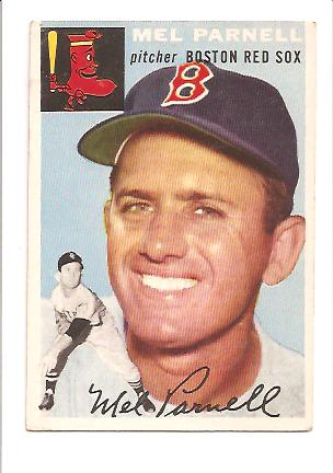 1954 Topps #40 Mel Parnell