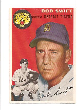 1954 Topps #65 Bob Swift CO