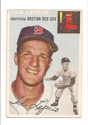 1954 Topps #66 Ted Lepcio