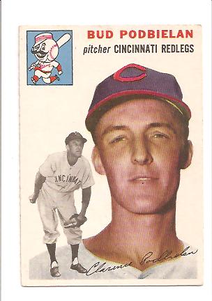 1954 Topps #69 Bud Podbielan