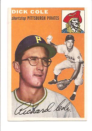 1954 Topps #84 Dick Cole RC
