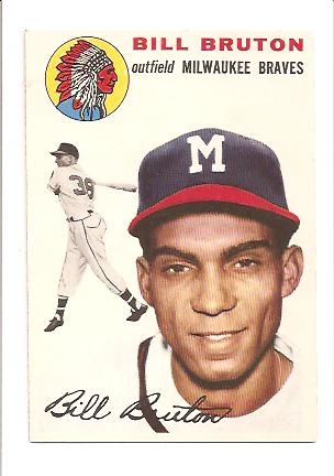 1954 Topps #109 Bill Bruton