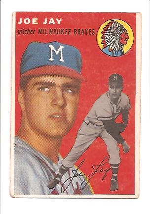 1954 Topps #141 Joey Jay RC