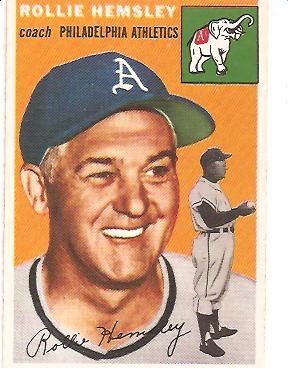 1954 Topps #143 Rollie Hemsley CO