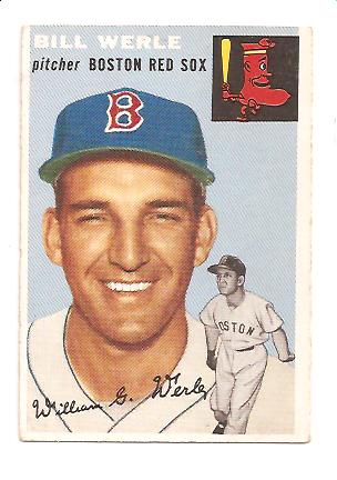 1954 Topps #144 Bill Werle