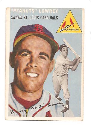 1954 Topps #158 Peanuts Lowrey