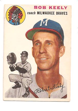 1954 Topps #176 Robert Keely CO